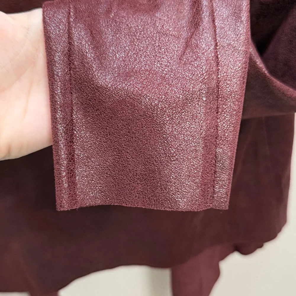 Women’s Worthington Deep Burgundy Open Drape Blazer. Size S - Picture 10 of 10